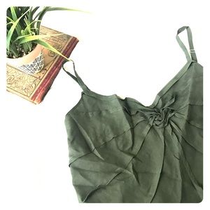Dark green camisole top